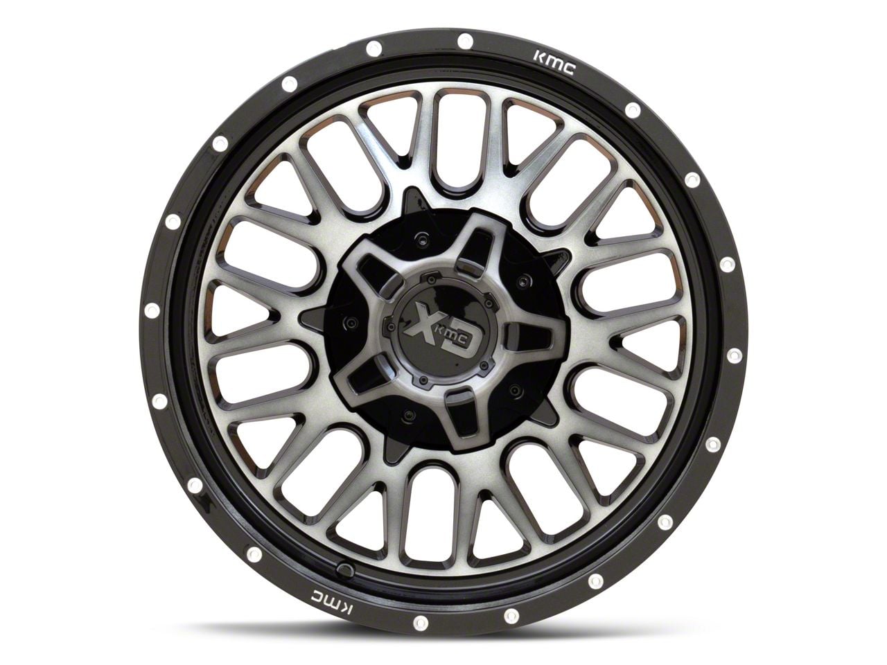 XD Jeep Wrangler Snare Gloss Black with Gray Tint Wheel; 20x10