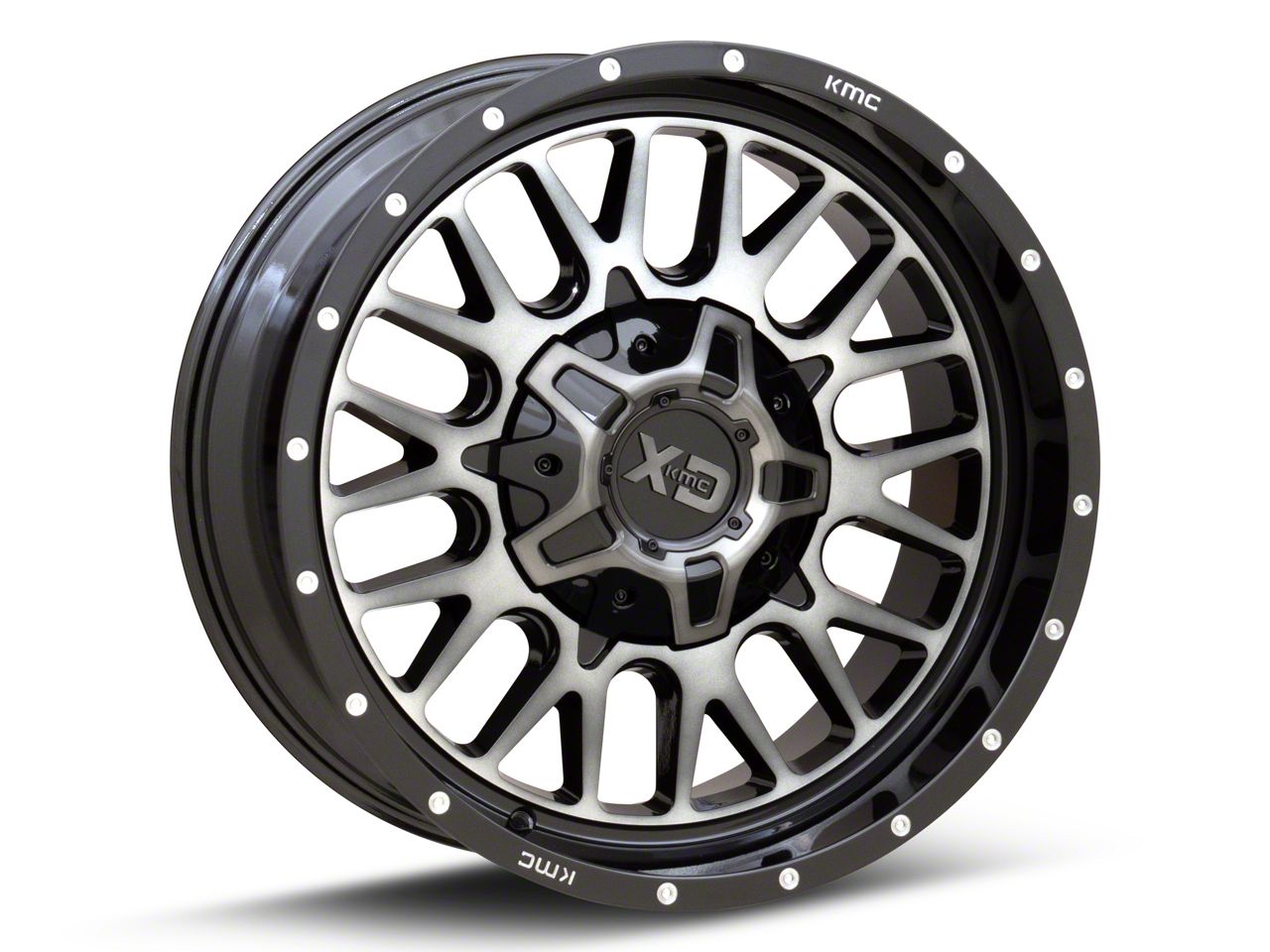 XD Jeep Wrangler Snare Gloss Black with Gray Tint Wheel; 20x10