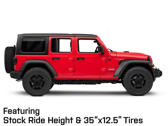 XD Jeep Wrangler Rockstar II Matte Black Wheel; 17x9; -12mm XD Jeep Wrangler Rockstar II Matte Black Wheel; 17x9; -12mm