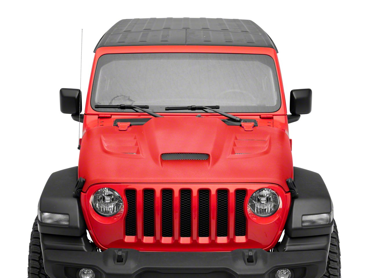 アシェット Jeep RedRock Jeep Wrangler Type-SSK Ram Air Hood; Unpainted