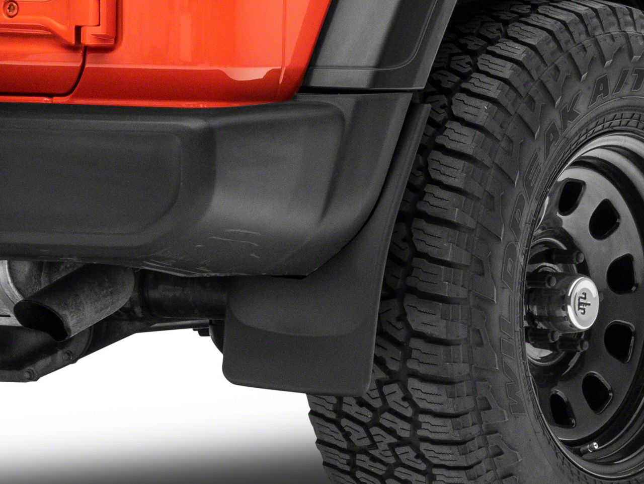 WeatherTech No-Drill Mud Flaps – Front 110096-120096 – Black, USA-Made