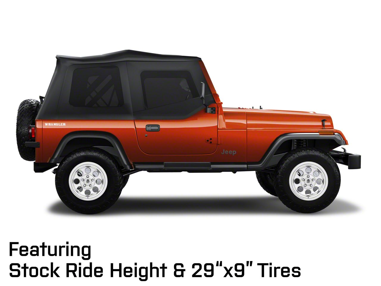 Mammoth Jeep Wrangler 8 Aluminum Polished Wheel; 15x10; -44mm