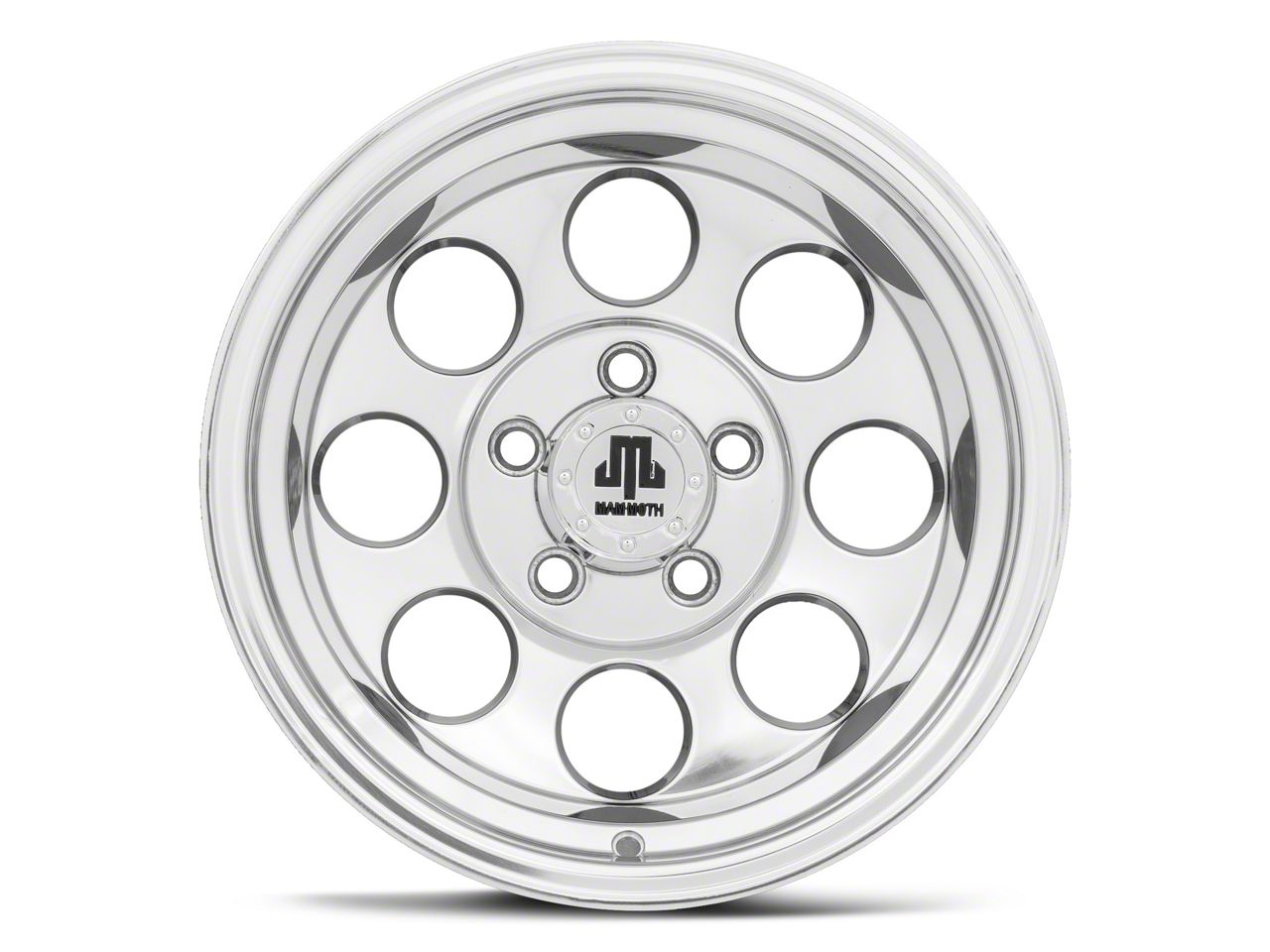 Mammoth Jeep Wrangler 8 Aluminum Polished Wheel; 15x10