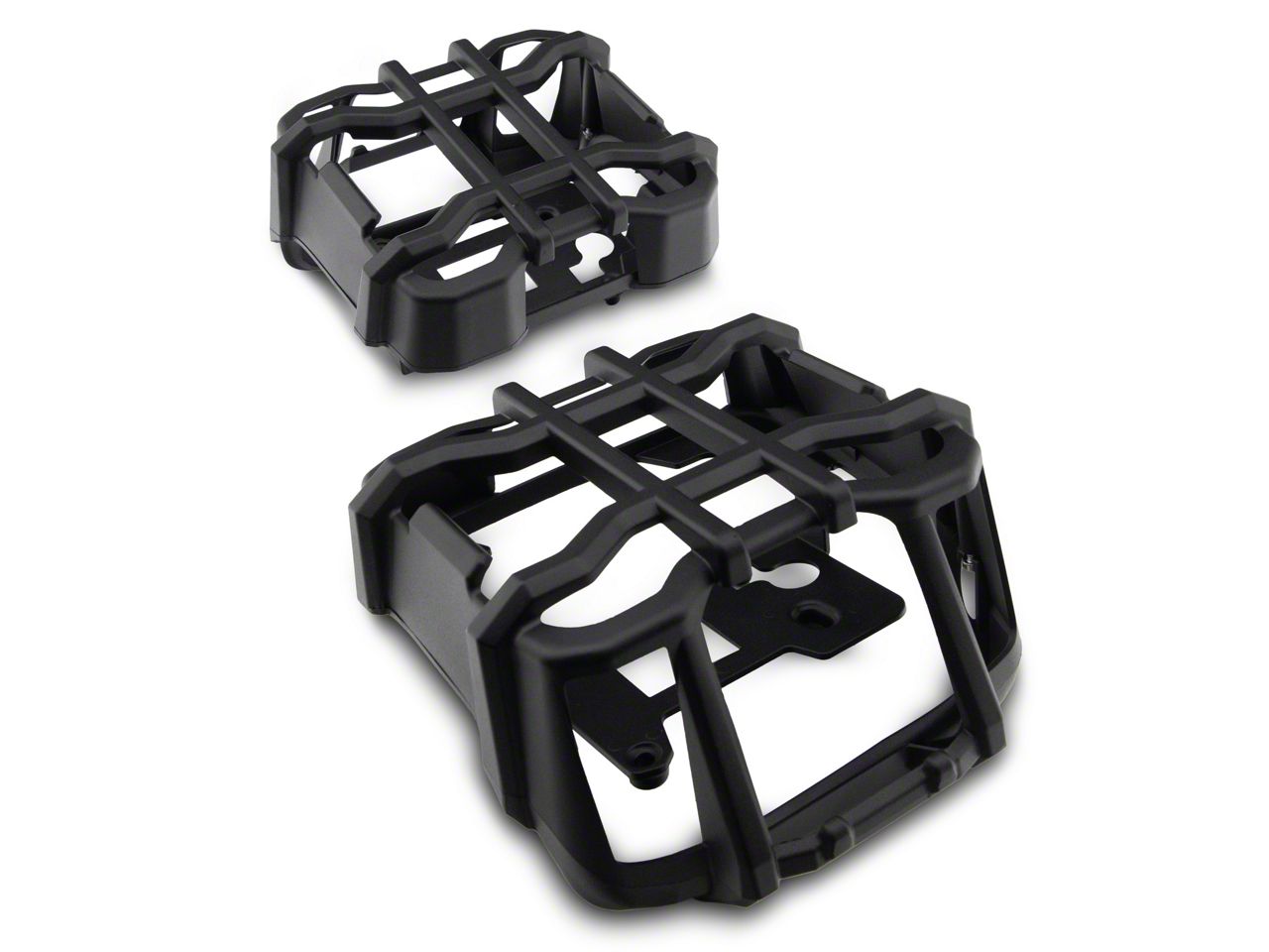 Rugged Ridge Jeep Wrangler Elite Tail Light Guards; Textured