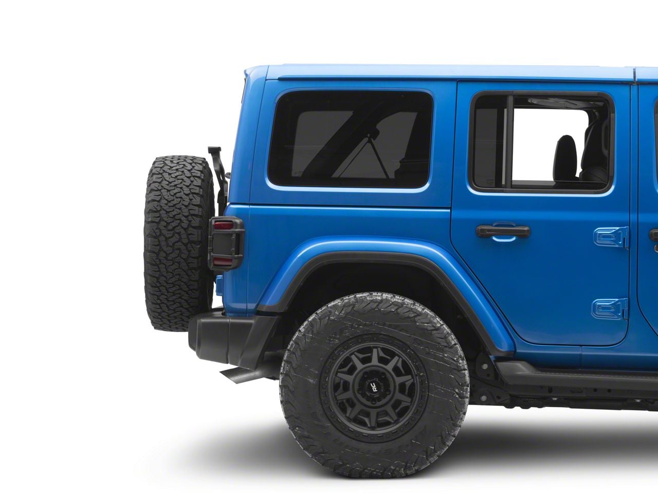 Rugged Ridge Jeep Wrangler Elite Tail Light Guards; Textured Black