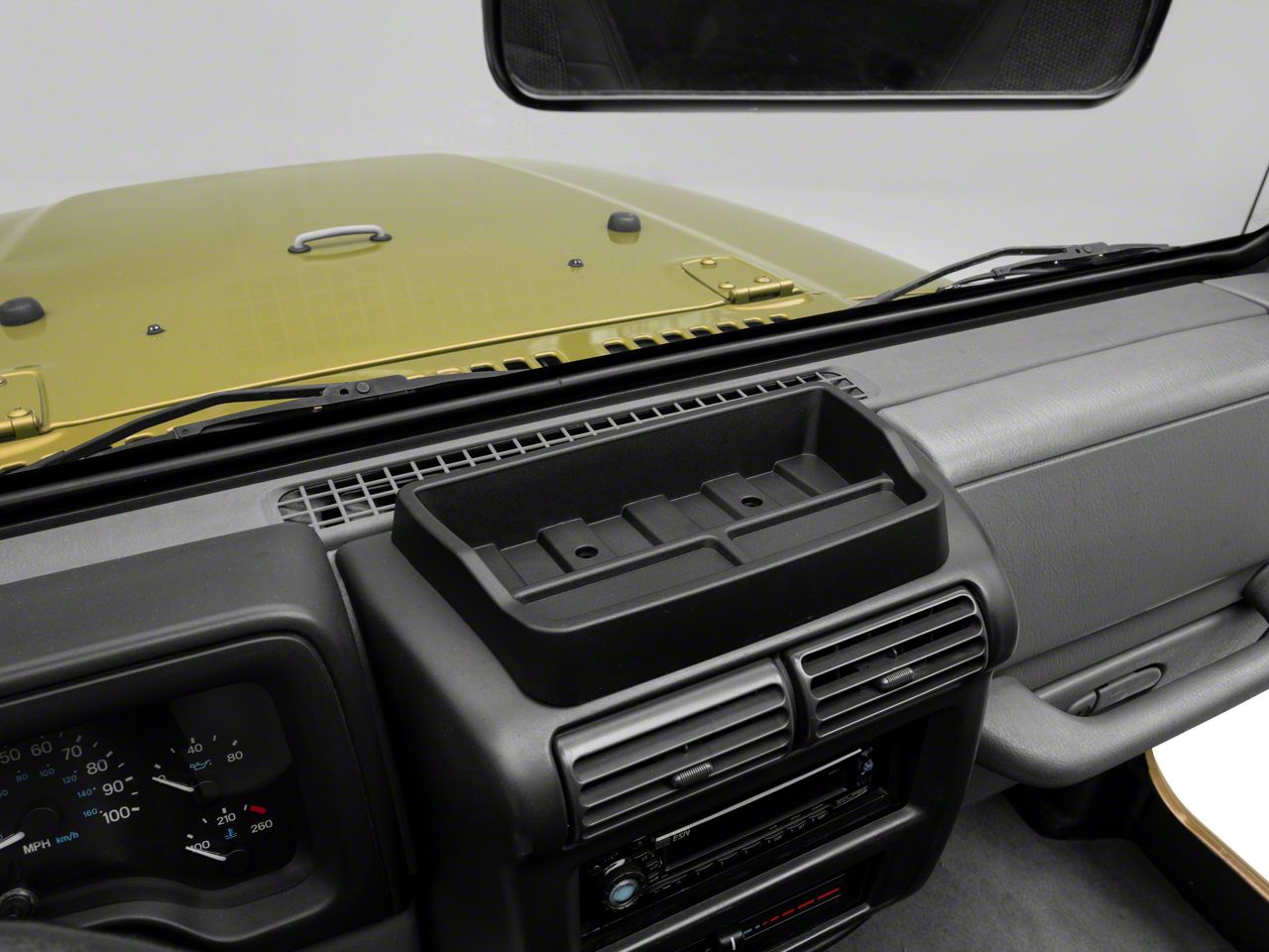 Hooke Road Wrangler Interior Storage TJ Dash Tray Dashboard Storage Box