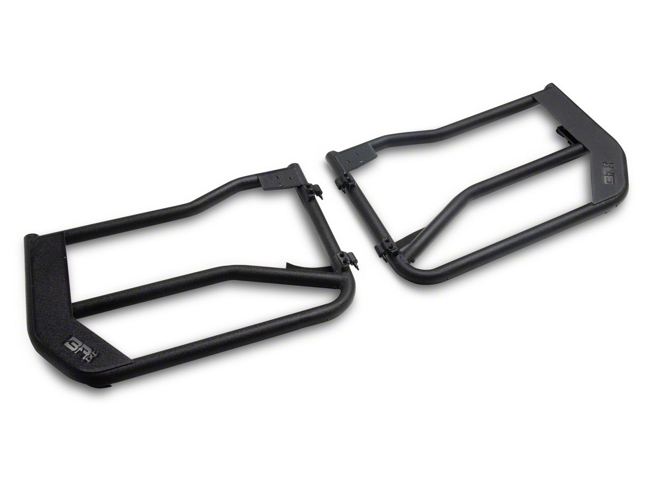 Body Armor 4x4 Jeep Wrangler Front Tube Doors; Textured