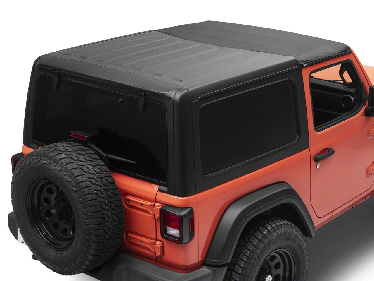 Bestop Jeep Wrangler Sunrider for Factory Hard Tops; Black Diamond