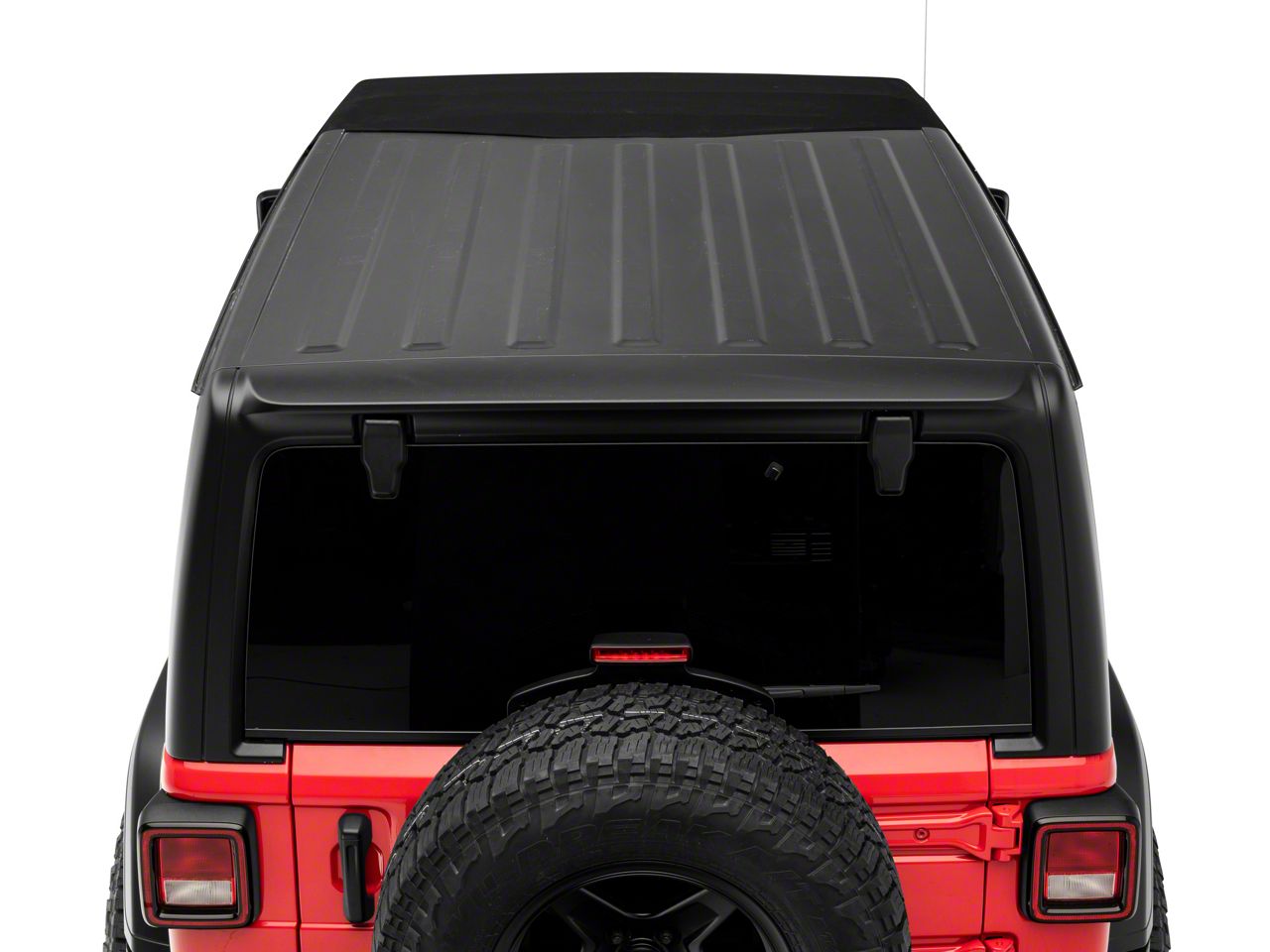 Bestop Jeep Wrangler Sunrider for Factory Hard Tops; Black Twill