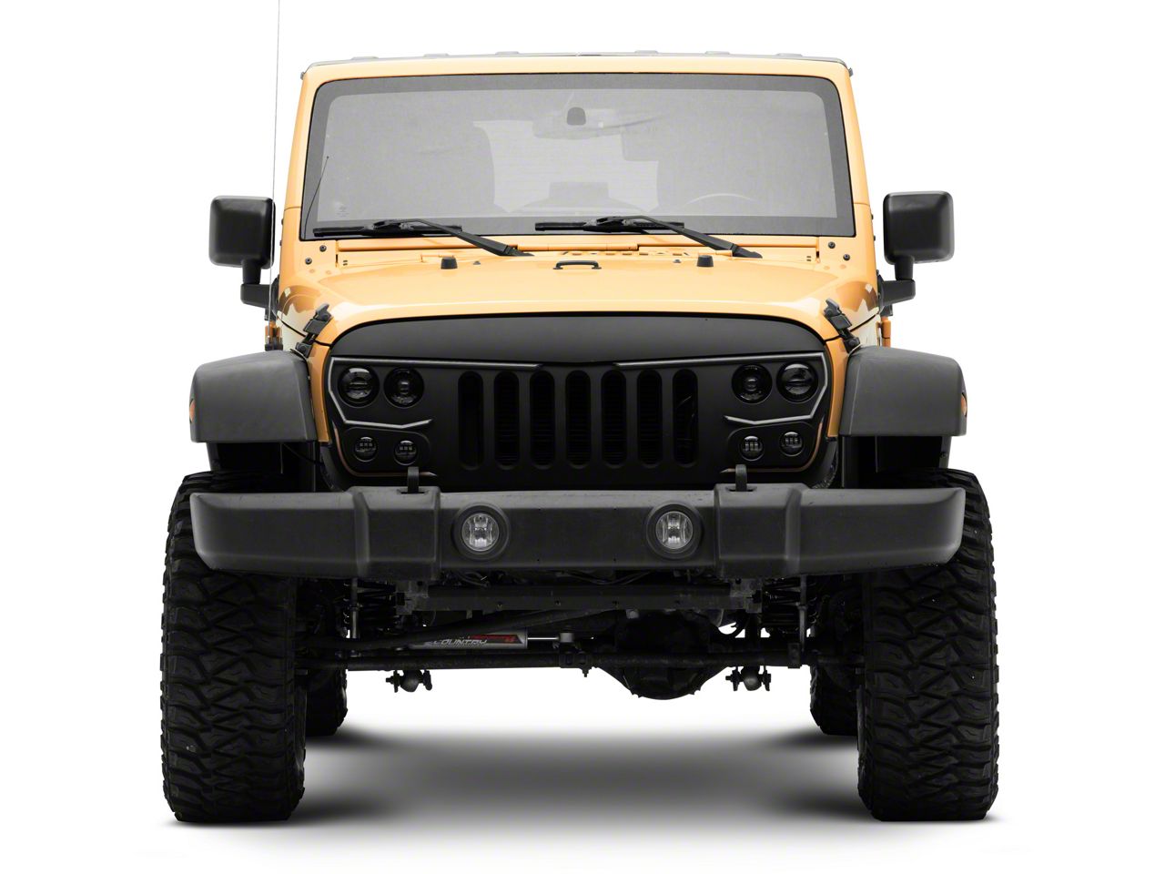 For 2007-2018 Jeep Wrangler JK JKU Front Grill Mars Grille W
