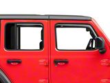 In-Channel Ventvisor Window Deflectors; Front and Rear; Dark Smoke (18-26 Jeep Wrangler JL 4-Door)