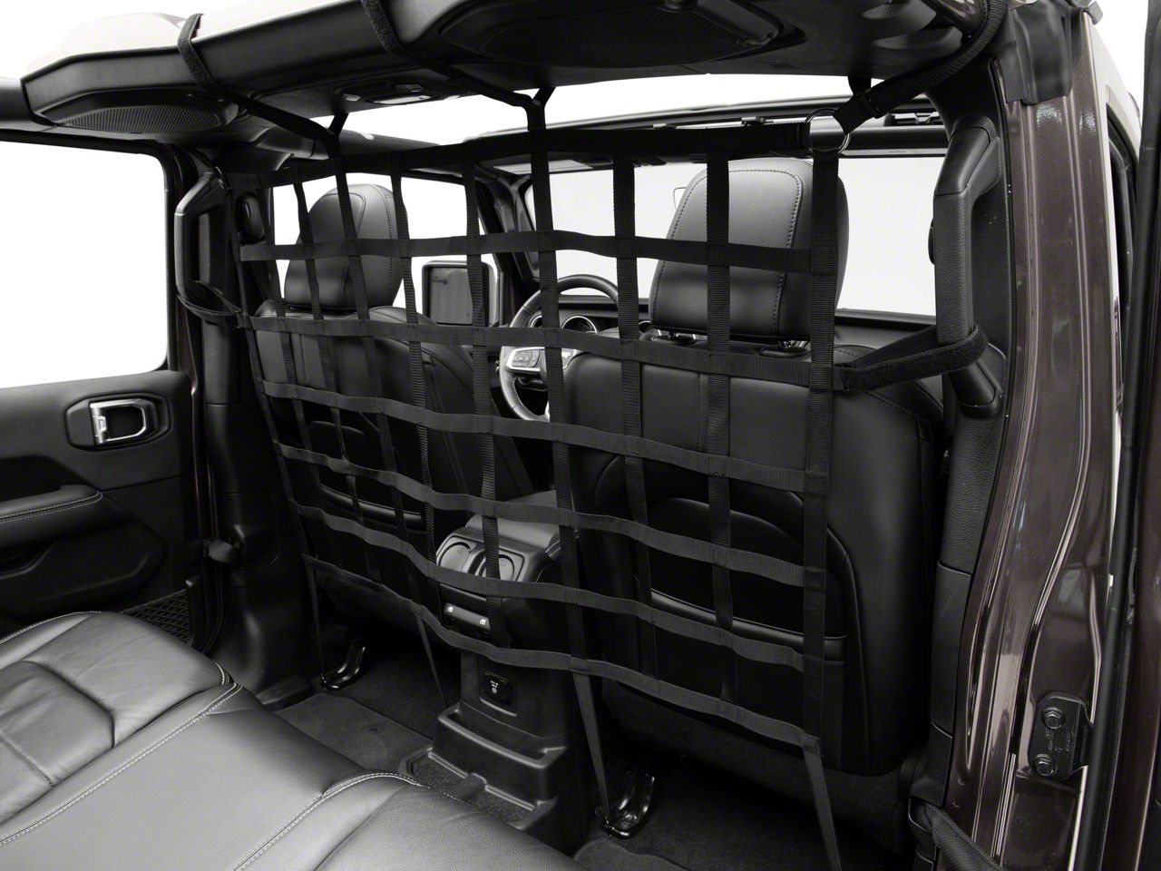 RedRock Jeep Wrangler Cargo Net/Pet Divider; Front Seat J140383