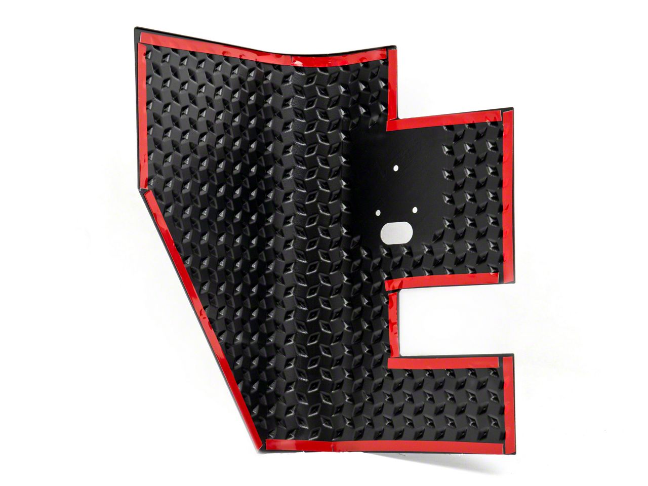 RedRock Jeep Wrangler Rear Quarter Panel Body Armor Kit; Black