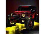 Oracle Oculus Bi-LED Projector Headlights with ColorSHIFT Halo; Black Housing; Clear Lens (18-26 Jeep Wrangler JL)