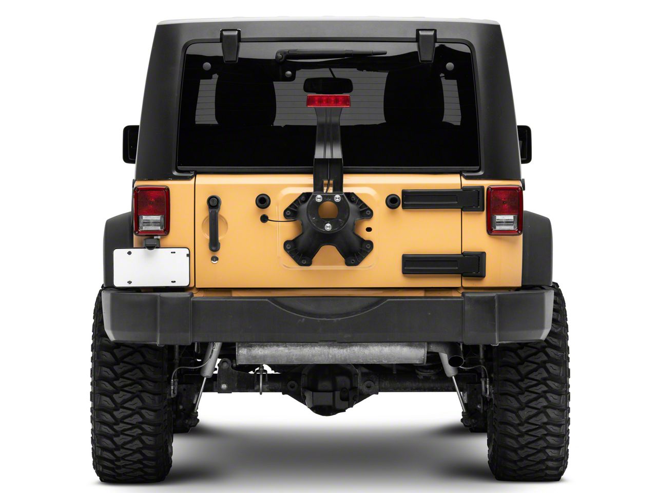Hinge Cover Spare Tire Rear Door Liftgate Trim For Jeep Wrangler JK 07-17 White