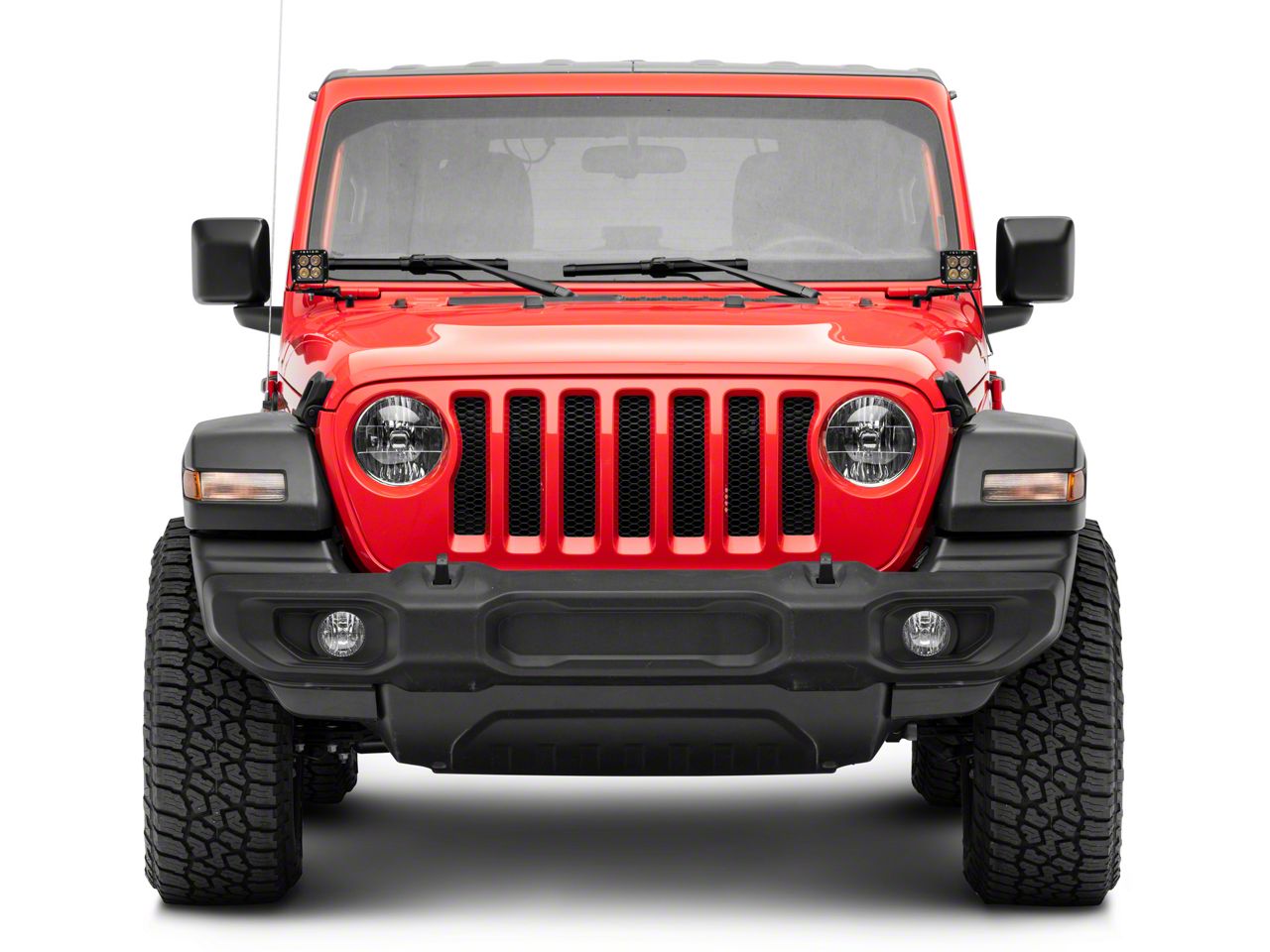 KC HiLiTES Jeep Wrangler A-Pillar/Cowl Light Mounts 7318 (18-26
