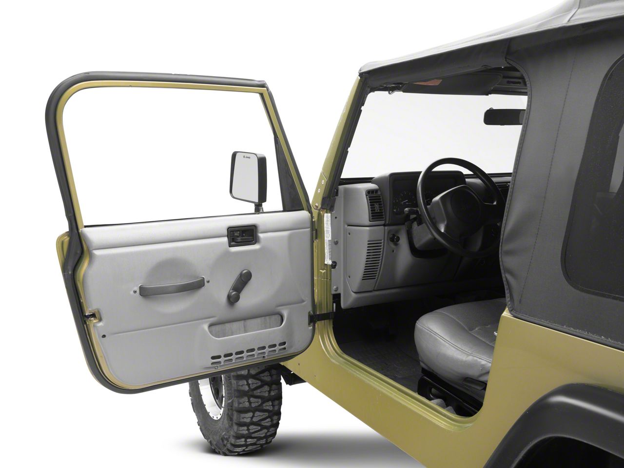 Full Door Weatherstrip Rubber Seal Set (2 Pair) For 1997-2006 Jeep Wrangler 8 thumbnail image