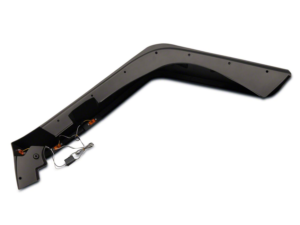 Jeep Wrangler Fender Flares; Pocket-Rivet Style; Matte Black (07