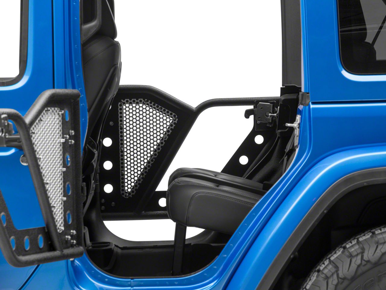 DV8 Offroad Jeep Wrangler Rock Doors; Rear RDJL-01R (18-26 Jeep