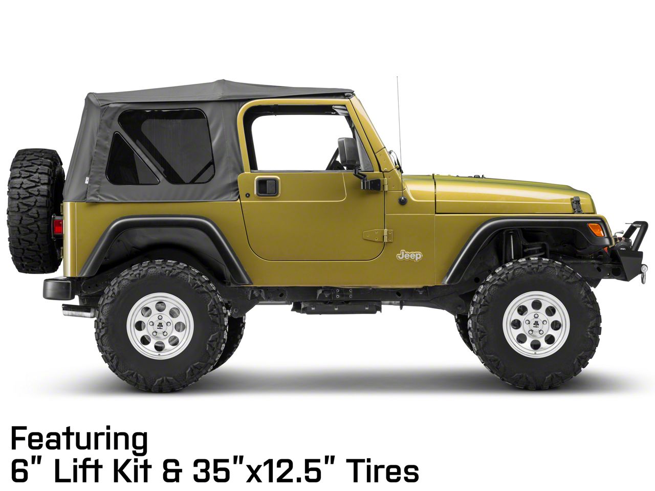 Mammoth Jeep Wrangler 8 Aluminum Polished Wheel; 15x8; -19mm Mammoth Jeep Wrangler 8 Aluminum Polished Wheel; 15x8; -19mm