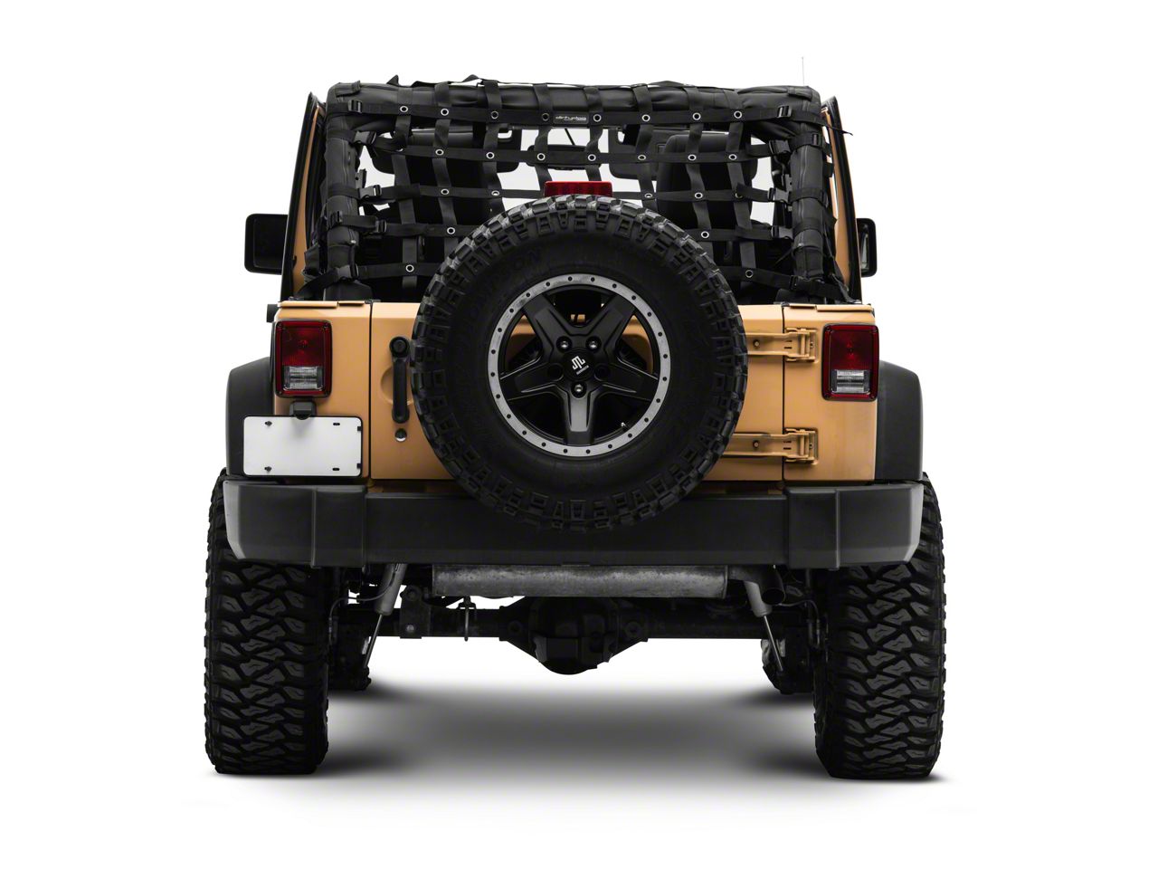 Dirty Dog 4x4 Jeep Wrangler 3-Piece Rear Spider Netting Kit