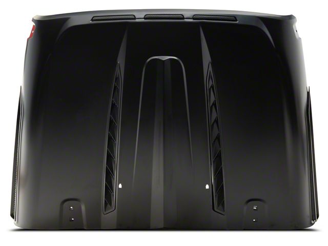 Jeep Wrangler Unleash Series Hood with Functional Air Vents Jeep Wrangler Unleash Series Hood with Functional Air Vents