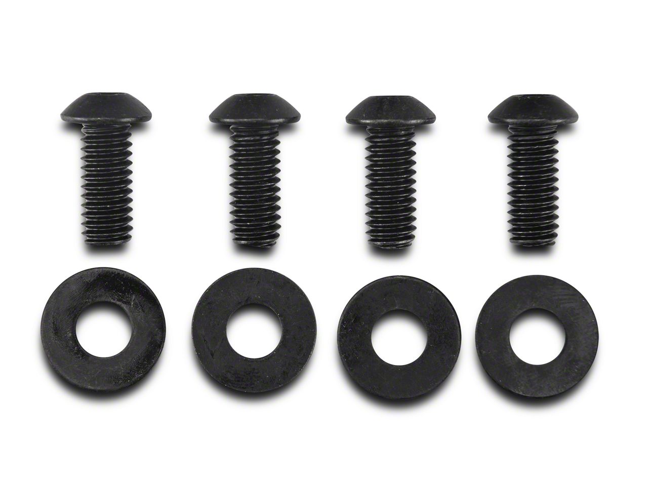 Rugged Ridge Jeep Wrangler Black CJ Style Mirror Kit