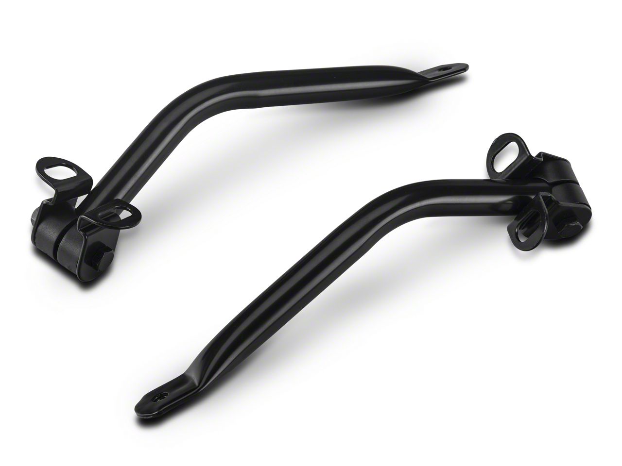 Rugged Ridge Jeep Wrangler Black CJ Style Mirror Kit