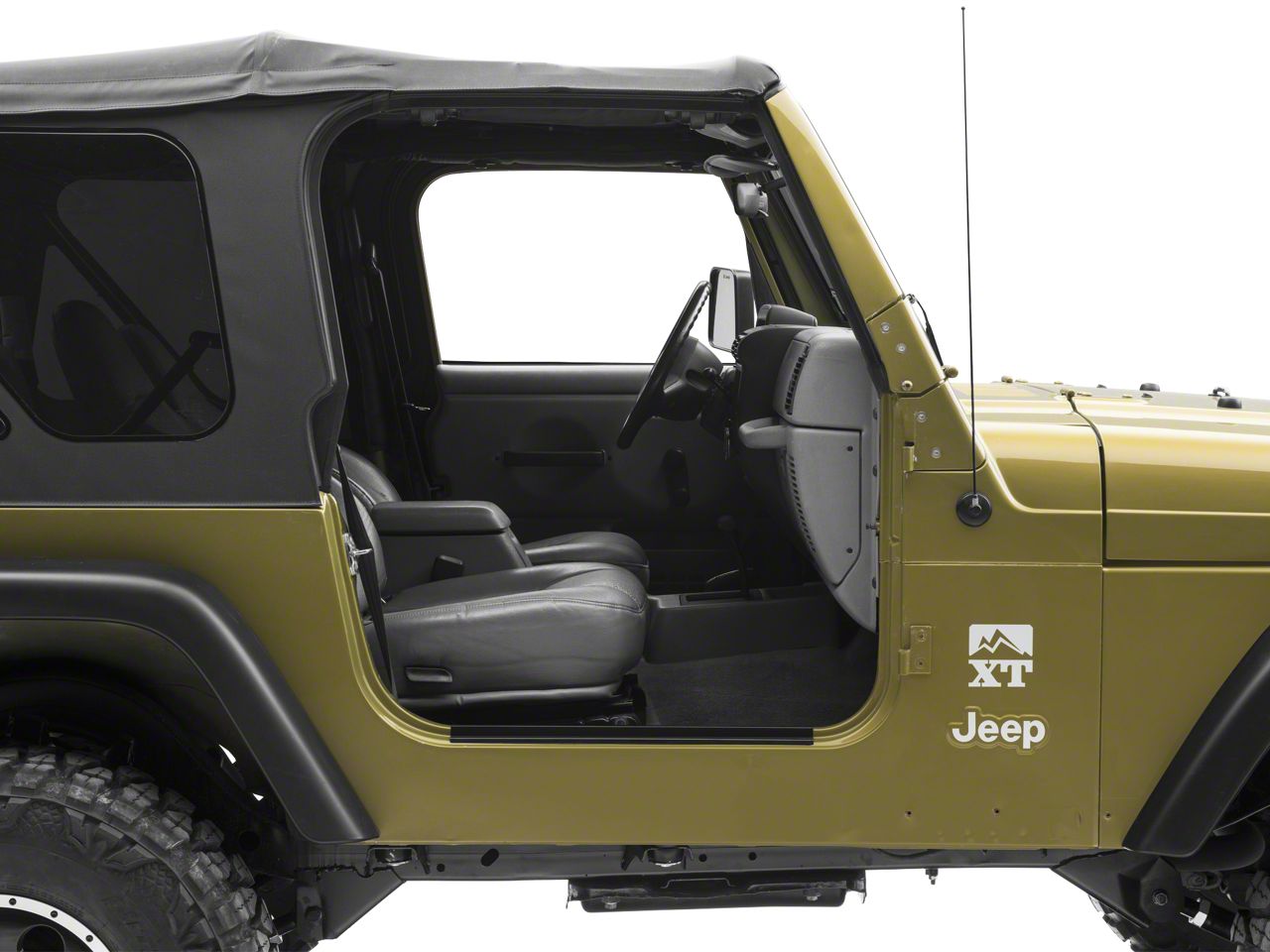Rugged Ridge Jeep Wrangler Black Entry Guards 11216.01 (97-06 Jeep
