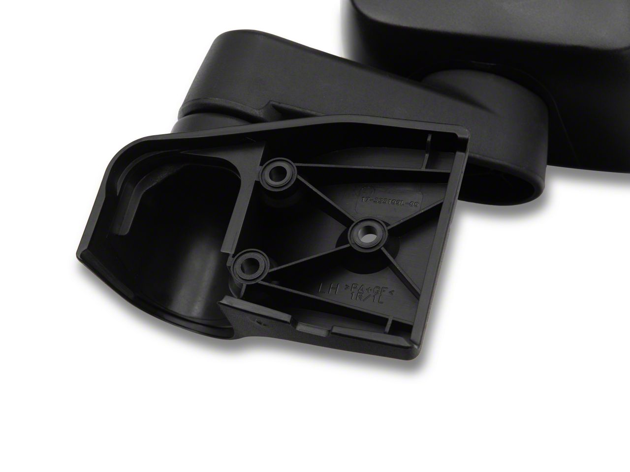 Rugged Ridge Jeep Wrangler Black Non Folding Mirror Pair