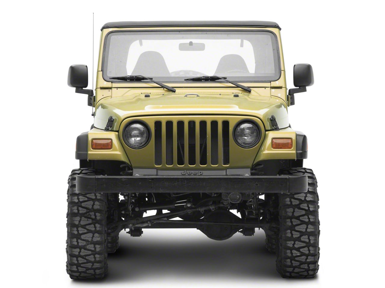 Rugged Ridge Jeep Wrangler Black Non Folding Mirror Pair