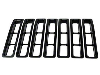 Rugged Ridge Jeep Wrangler Black Plastic Grille Insert Kit