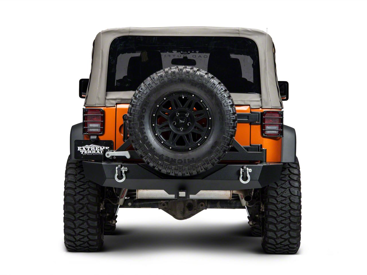 Rugged Ridge Jeep Wrangler Euro Tail Light Guards - Black