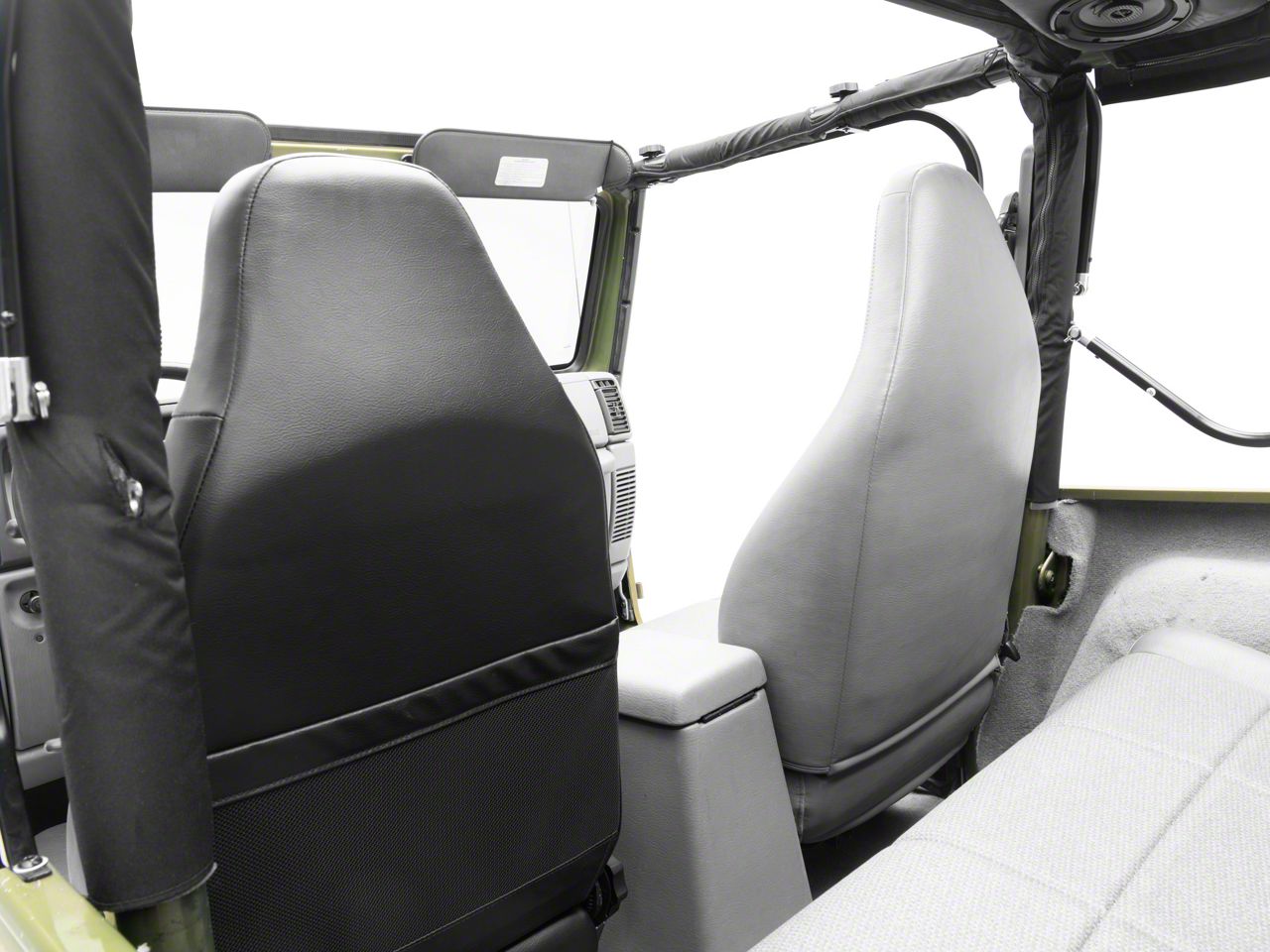 Bestop Jeep Wrangler Trailmax II Sport All Vinyl Front Seat