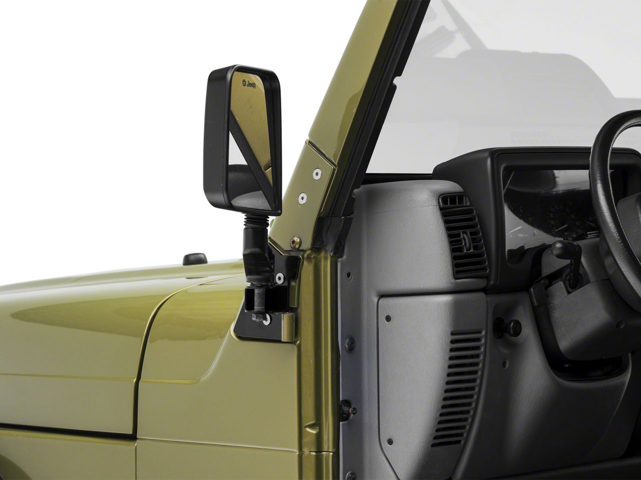 Rugged Ridge Jeep Wrangler Mirror Relocation Brackets