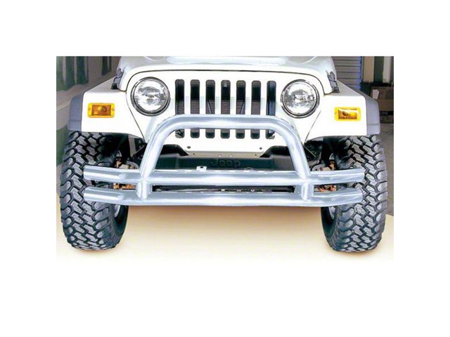 Rugged Ridge Jeep Wrangler 3-Inch Double Tube Front Bumper Rugged Ridge Jeep Wrangler 3-Inch Double Tube Front Bumper