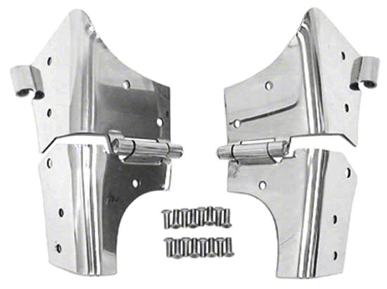 Rugged Ridge Jeep Wrangler Stainless Steel Windshield Hinges Rugged Ridge Jeep Wrangler Stainless Steel Windshield Hinges