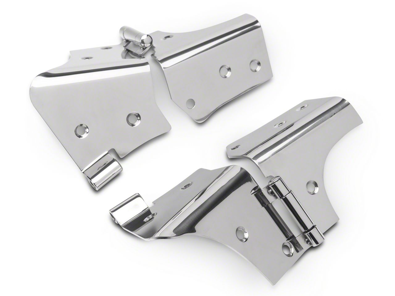Rugged Ridge Jeep Wrangler Stainless Steel Windshield Hinges Rugged Ridge Jeep Wrangler Stainless Steel Windshield Hinges
