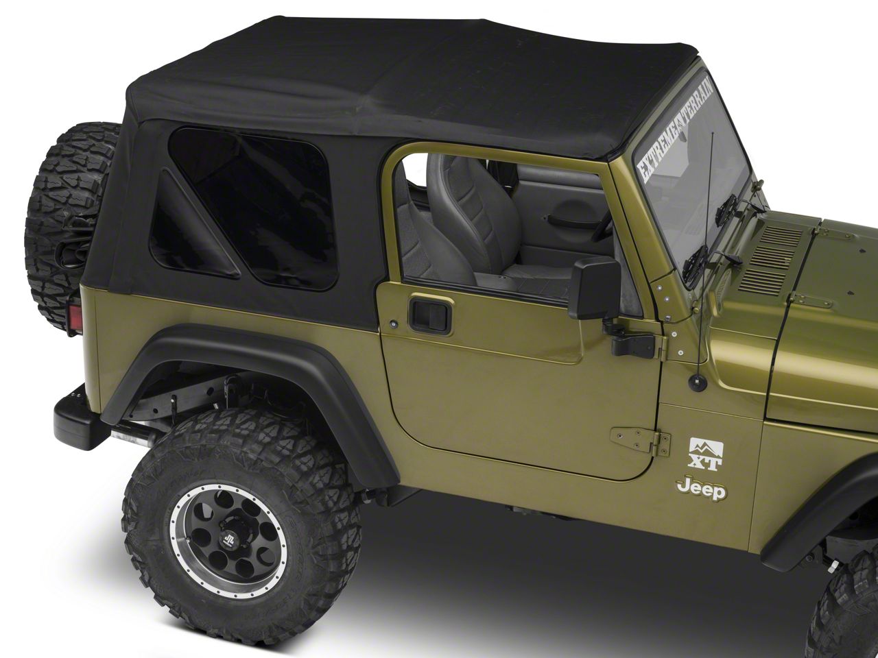 Bestop Jeep Wrangler Replace-A-Top w/ Tinted Windows - Black Denim