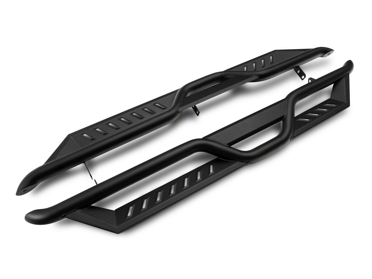 Barricade Extreme HD Rocker Steps For Jeep Wrangler JKU (2007-2018) - Textured Black Powder Coat, Easy Install - View #11