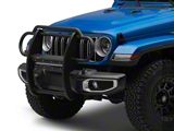Pro Series Grille Guard with 20-Inch LED Light Bar; Black (18-26 Jeep Wrangler JL)
