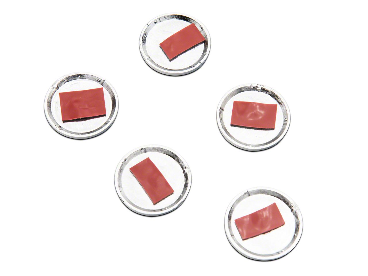 RedRock Jeep Wrangler Door Handle Covers; Chrome J150578 (07-18