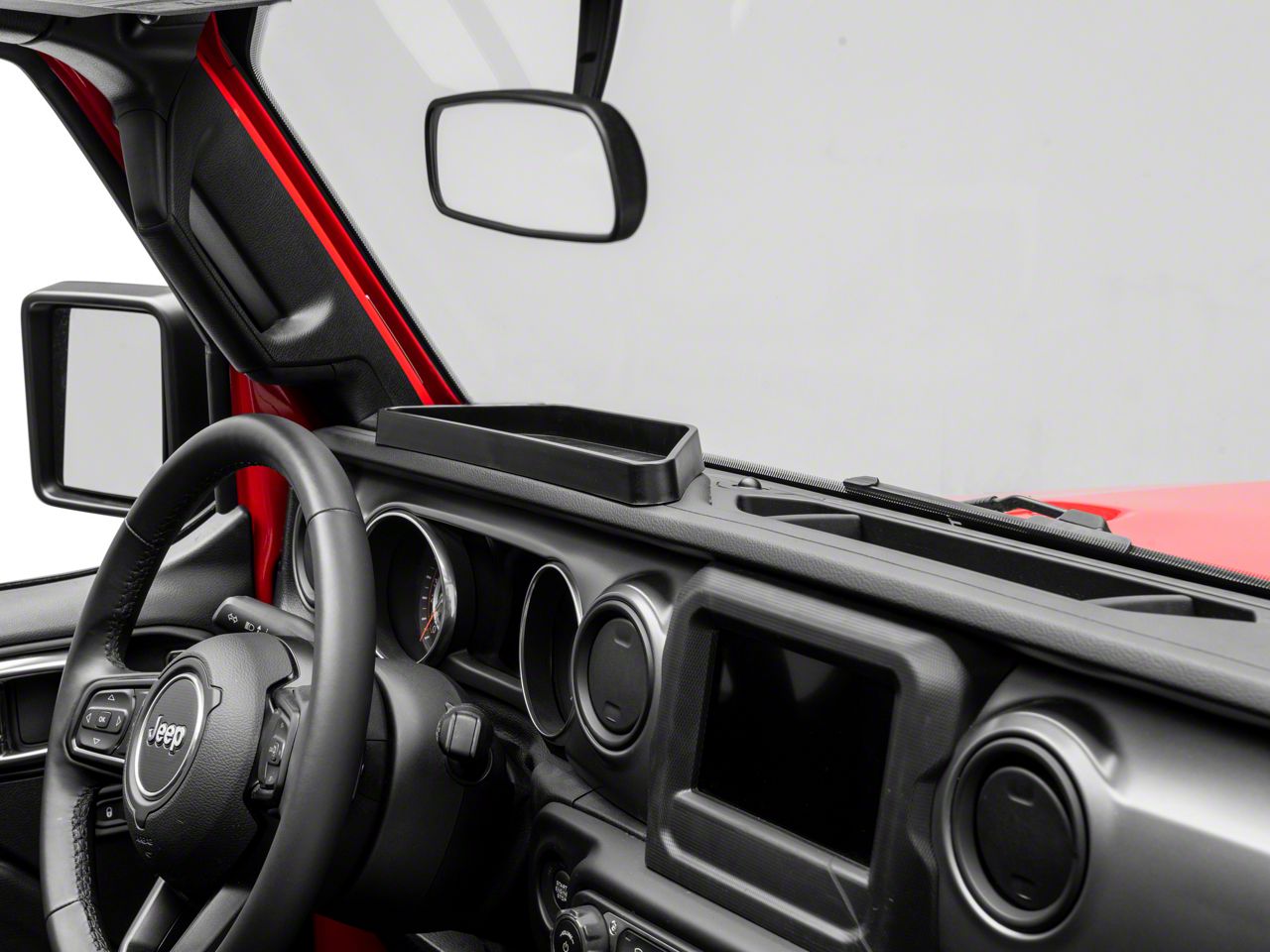 RedRock Jeep Wrangler Upper Dash Storage Box J150591 (18-23 Jeep