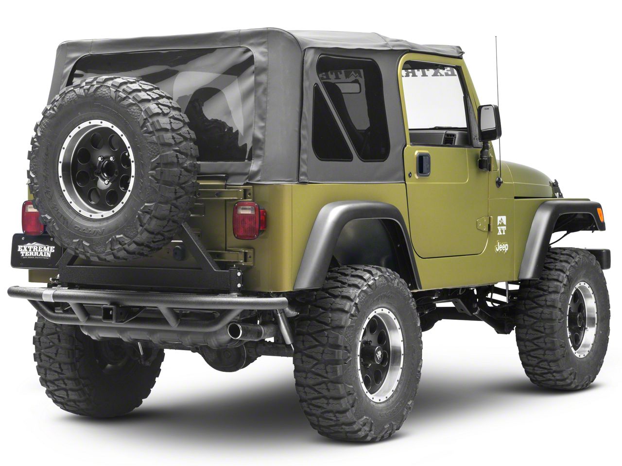 Smittybilt Jeep Wrangler SRC Rear Bumper with Tire Carrier SB76621