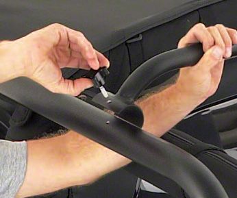 Smittybilt Jeep Wrangler SRC Roof Rack; Textured Black 76713 (97