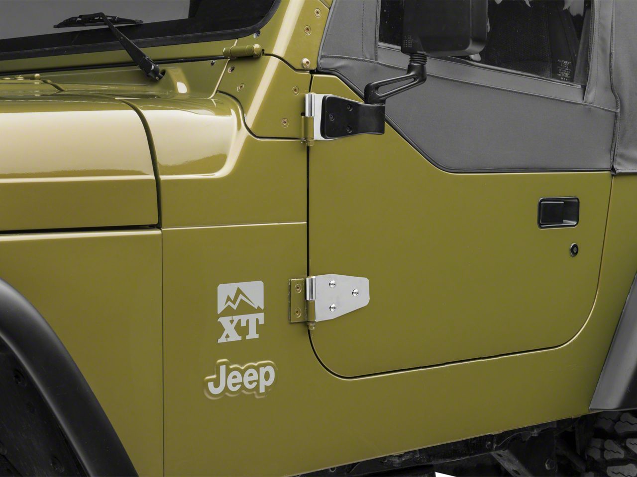 Rugged Ridge Jeep Wrangler Door Hinges - Stainless Steel