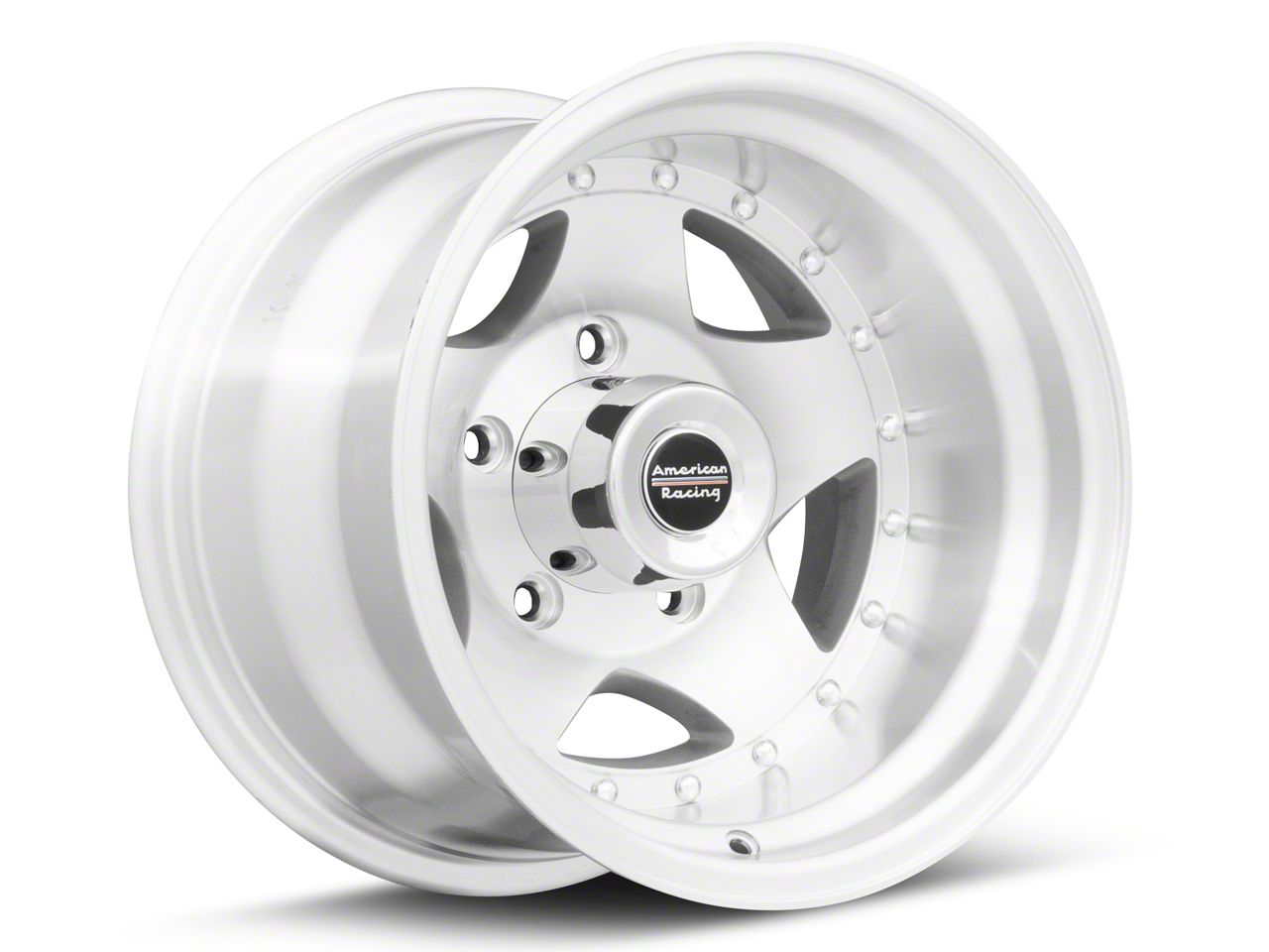American Racing Jeep Wrangler AR23 Machined Wheel; 15x8