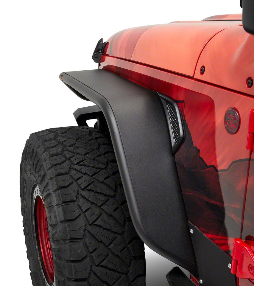 【新品】Jeep Gladiator JTハイフェンダー用 4本セット Bestop Jeep Gladiator HighRock 4x4 Granite Series Front