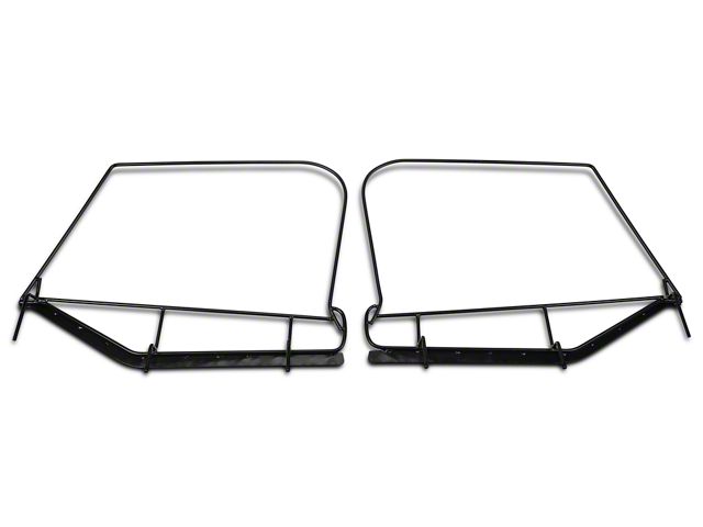 Rugged Ridge Jeep Wrangler Upper Door Skin Frames 13703.80 Rugged Ridge Jeep Wrangler Upper Door Skin Frames 13703.80