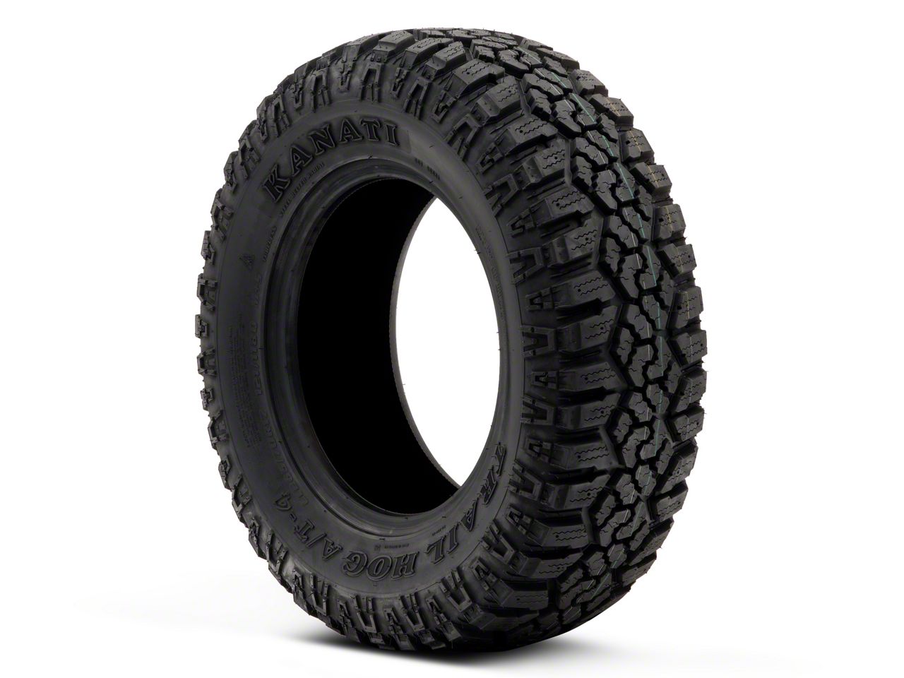 Kanati Trail Hog A/T-4 LT 35X12.50R20 All Terrain Tire - Load E, 10 Ply, 18/32 Tread